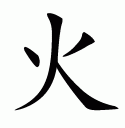 chinese fire symbol