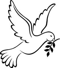 dove with olive branch
